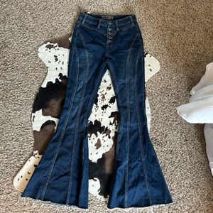 COPY - Dark wash bell bottoms